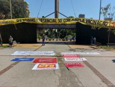 Dia Nacional de Luta- A Educao precisa Resistir- Praa Bandeira em Belo Horizonte